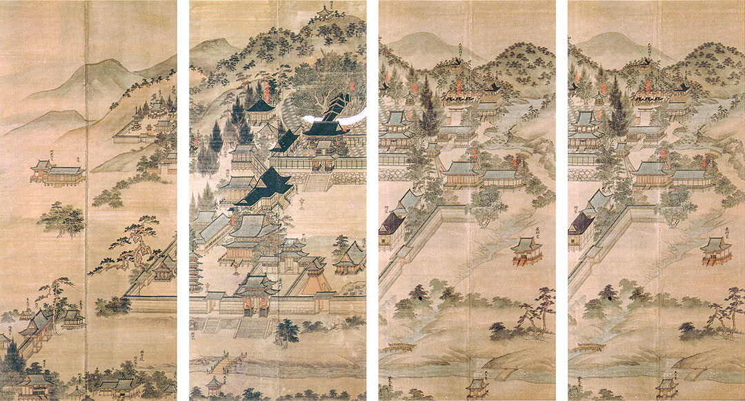 叡福寺境内古地図